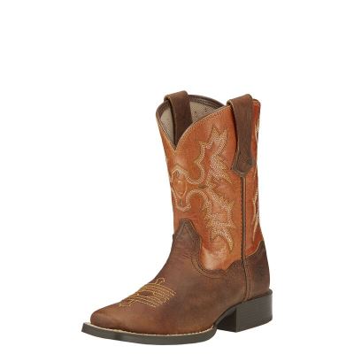 Ariat Western: Tombstone Botas Western Niños - Marrones (LDWRX5098)